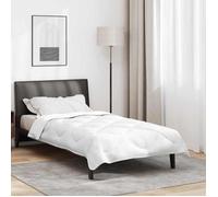 vidaXL Couettes & Duvets Blanc 140 x 200 cm Microfibre, Couette de chambre, housse d’hiver douillette, couverture 42007770