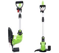 vidaXL Coupe-bordures télescopique avec pack de batteries 20 V 1500 mAh Li-Ion