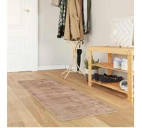 vidaXL Coureur de Tapis MARSA Blanc 50 x 200 cm Polyester et PVC 42023302