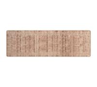 Vidaxl Coureur De Tapis Marsa Blanc 80 X 400 Cm Polyester Et Pvc
