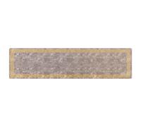 Vidaxl Coureur De Tapis Marsa Gris 100 X 400 Cm Polyester Et Pvc