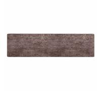 Vidaxl Coureur De Tapis Marsa Gris 400 X 80 Cm Polyester Et Pvc
