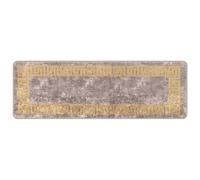 Vidaxl Coureur De Tapis Marsa Gris 50 X 150 Cm Polyester Et Pvc