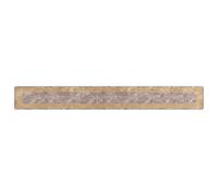 Vidaxl Coureur De Tapis Marsa Gris 50 X 400 Cm Polyester Et Pvc