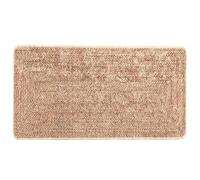Vidaxl Coureur De Tapis Marsa Jaune 100 X 150 Cm Polyester Et Pvc