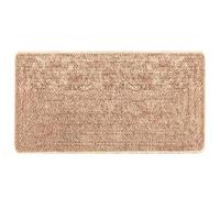 Vidaxl Coureur De Tapis Marsa Jaune 80 X 150 Cm Polyester Et Pvc