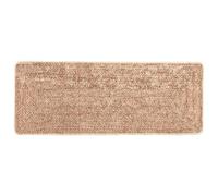 Vidaxl Coureur De Tapis Marsa Jaune 80 X 200 Cm Polyester Et Pvc