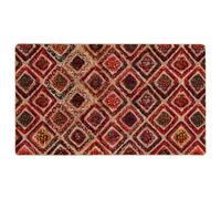 Vidaxl Coureur De Tapis Marsa Multicolore 80 X 100 Cm Polyester Et Pvc