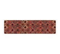 Vidaxl Coureur De Tapis Marsa Multicolore 80 X 400 Cm Polyester Et Pvc