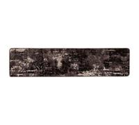 Vidaxl Coureur De Tapis Marsa Noir 50 X 100 Cm Polyester Et Pvc