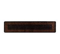 Vidaxl Coureur De Tapis Marsa Noir 50 X 350 Cm Polyester Et Pvc