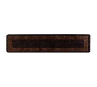 Vidaxl Coureur De Tapis Marsa Noir 50 X 350 Cm Polyester Et Pvc