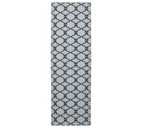 vidaXL Coureur de Tapis ORIZ 1150 GSM Motif en Maille Noire
