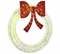 vidaXL Couronne avec 150 LED Blanc chaud 120 cm PET