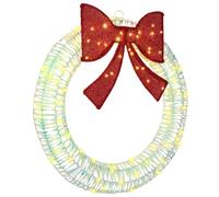 Vidaxl Couronne Avec 80 Led Blanc Chaud 90 Cm Pet
