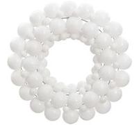 vidaXL Couronne de Noël blanc 45 cm polystyrène 356126