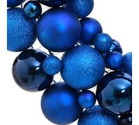 vidaXL Couronne de Noël bleu 45 cm polystyrène Bleu