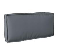 Vidaxl Coussin Palette Dossier Anthracite 80x40x12 Cm Tissu Oxford