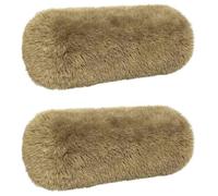 vidaXL Coussin avec oreiller HEERLEN 2 pièces Gris clair Fleece PV 930201