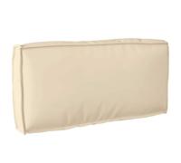 vidaXL Coussin Beige 80 x 40 x 12 cm Tissu Oxford, Coussin Rectangulaire, Design Moderne, Résistant à l'eau, Confortable, Polyvalent, Entretien Facile
