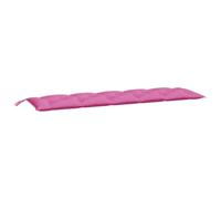 vidaXL Coussin de Banc de Jardin, Coussin de Siège, Coussin de Banc de Patio, Coussin de Meuble de Jardin d'Extérieur, Rose 180x50x7 cm Tissu Oxford