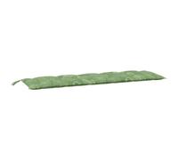 vidaXL Coussin de Banc de Jardin, Coussin de Siège, Coussin de Banc de Patio, Coussin de Meuble de Jardin d'Extérieur, Motif de Feuilles 180x50x7 cm