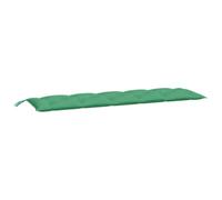 vidaXL Coussin de Banc de Jardin, Coussin de Siège, Coussin de Banc de Patio, Coussin de Meuble de Jardin d'Extérieur, Vert 180x50x7 cm Tissu Oxford