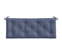 vidaXL Coussin de Banc de Jardin, Coussin de Siège, Coussin de Meuble de Terrasse Patio Salon Extérieur Intérieur, Bleu Marine Tissu Oxford
