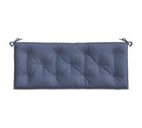 vidaXL Coussin de Banc de Jardin, Coussin de Siège, Coussin de Meuble de Terrasse Patio Salon Extérieur Intérieur, Bleu Marine Tissu Oxford