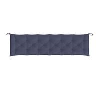 vidaXL Coussin de Banc de Jardin, Coussin de Siège, Coussin de Meuble de Terrasse Patio Salon Extérieur Intérieur, Bleu Marine Tissu Oxford