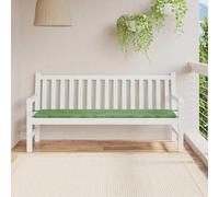 vidaXL Coussin de banc de jardin Floral vert 180 x 50 x 4 cm Tissu Oxford