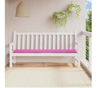 vidaXL Coussin de Banc de Jardin, Galette de Chaise Antidérapante, Décoration Terrasse Patio Salle de Séjour, Rose 200x50x4 361206