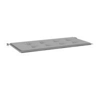 vidaXL Coussin de banc de jardin 43194 Gris 120x50x3 cm Tissu Oxford