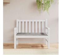 vidaXL Coussin de banc de jardin gris 120x50x3 cm tissu oxford 43194