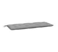 vidaXL Coussin de banc de jardin – Revêtement avec jeux de cordes – Imperméable Gris 120x50x7 cm