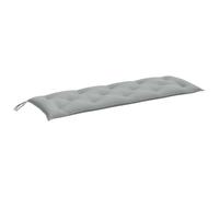 vidaXL Coussin de Banc de Jardin Gris Clair mélangé 150x50x7 cm Tissu, Coussin, Coussin de Banc, Coussin de Jardin, Coussin d'extérieur