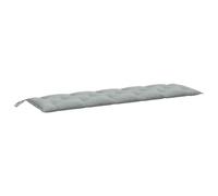 vidaXL Coussin de Banc de Jardin Gris Clair mélangé 180x50x7 cm Tissu, Coussin, Coussin de Banc, Coussin de Jardin, Coussin d'extérieur
