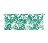 Coussin de Banc de Jardin Motif de Feuilles, Coussin de Siège, Coussin de Meuble de Terrasse Patio Salon Extérieur 378951