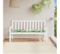 vidaXL Coussin de banc de jardin Tissu Oxford Multicolore 150x50x7 cm