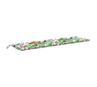 vidaXL Coussin de Banc de Jardin Multicolore 200x50x7 cm Tissu, Coussin, Coussin de Banc, Coussin de Jardin, Coussin d'extérieur, Coussin de siège