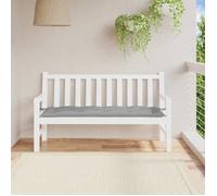 vidaXL Coussin de banc de jardin 361603 – Revêtement à cordes, Imperméable Gris 150x50x7 cm