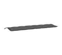 Vidaxl Coussin De Banc De Jardin Anthracite 200x50x7 Cm Tissu Oxford