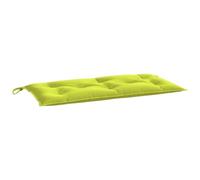 vidaXL Coussin de banc de jardin 361575 – 100x50x7 cm Tissu Oxford, imperméable, vert brillant
