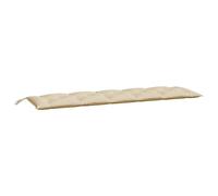 Vidaxl Coussin De Banc De Jardin Beige 180x50x7 Cm Tissu Oxford