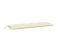 Vidaxl Coussin De Banc De Jardin Crème 150x50x7 Cm Tissu Oxford