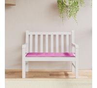 vidaXL Coussin de Banc de Jardin Rose 100 x 50 x 4 cm Tissu Oxford, Coussins pour Salon, rectangulaires, Modernes, durables, Jardin, intérieur, extérieur, en Mousse, Tissu Oxford