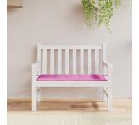 vidaXL Coussin de banc de jardin Rose 120 x 50 x 4 cm Tissu Oxford