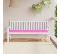 Vidaxl Coussin De Banc De Jardin Rose 180x50x4 Cm Tissu Oxford