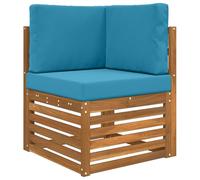 vidaXL Coussin de canapé d'extérieur 3 pcs Bleu Royal Polyester, Coussin en Mousse Moderne pour extérieur, résistant à la décoloration pour Un Confort Assis, décoratif et Durable