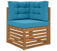 vidaXL Coussin de canapé d'extérieur 3 pcs Bleu Royal Polyester, Coussin en Mousse Moderne pour extérieur, résistant à la décoloration pour Un Confort Assis, décoratif et Durable